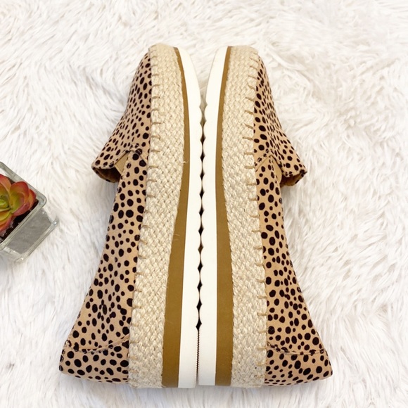 Dr. Scholl’s | Animal print espadrille platform loafers sneakers women’s - Picture 7 of 8